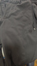 探拓（TECTOP）冲锋裤男加绒保暖防风软壳裤登山徒步裤 男款深灰 XXL 实拍图