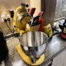 KitchenAid（凯膳怡）厨师机家用进口5QT双碗和面揉面一体机多功能搅拌机 蜜糖黄 5KSM165PSCBF 实拍图