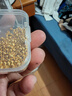御邪黄金转运珠足金古法手链路路通金珠散珠手链脚链520春节礼物 4mm[古法]0.05g标准版 实拍图