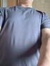京东京造10A抗菌t恤男短袖t恤春季男女白小T休闲内搭打底衫深灰XL 实拍图