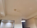 雷士（NVC）奶油现代护眼智能全光谱摇臂可移动吊线餐厅吊灯餐桌吧台灯灯具 米色50瓦 全光谱摇臂款 实拍图
