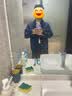 真维斯（Jeanswest）牛仔夹克男2026春季牛仔外套男士宽松潮牌舒适百搭上衣服蓝色XL 实拍图