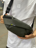 史莱辛格（Slazenger）胸包男士斜挎包休闲单肩包运动腰包挎包潮流骑行包大容量手机包 绿色  磁吸扣【可容纳7.9寸ipad mini】 实拍图