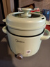 美的（Midea）电煮锅 宿舍小电锅 电蒸锅 多功能家用宿舍泡面小火锅 蒸煮一体电热锅2.6L多功能锅XZE2066 配蒸笼 实拍图