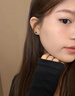 唐后（TH）唐后纯银镶翡翠耳钉轻奢日常通勤约会高级感耳饰送女友闺蜜耳环 实拍图