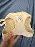 华元宠具（hoopet）猫咪牵引绳防挣脱外出专用遛猫绳子溜猫链子宠物胸背带可调节背心 【新品】兔子刺绣胸背套装 大号-建议体重7-12斤内 实拍图