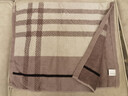 金号纯棉加厚加大枕巾吸汗透气亲肤枕头巾棕色1条 80*50cm 170g 实拍图
