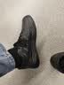 阿迪达斯（adidas）男女鞋板鞋春季皮面防泼水黑色百搭运动休闲鞋 碳黑 41 实拍图
