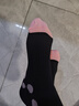 杜威克压力袜专业防滑肌能瑜伽小腿袜运动女跑步跳绳马拉松骑行 粉+黑 实拍图