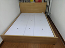 全友家居 北欧原木风小户型双人床1.5米x2米现代简约卧室落地床无床腿 实拍图