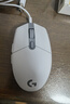 罗技（G）G102 有线游戏鼠标 白色 RGB灯效 吃鸡鼠标 绝地求生 轻量化设计 G102第二代 实拍图