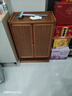丝竹阁鞋柜新款鞋架带柜门储物柜入户门口家用网红实木楼道门外简易窄 茶色 二门七层(密度板门) 实拍图