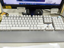 狼蛛（AULA）F2088机械键盘 有线键盘 游戏键盘 104键背光键盘 宏编程 电脑键盘 银白色 红轴 精英版 实拍图