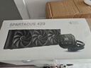 九州风神（DEEPCOOL）冰暴420Ultra一体式水冷散热器/3.4英寸IPS显示屏/PWM调速水泵/支持MP4视频/14030大风扇 实拍图