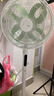 美的（Midea）【幸运草安睡1S】一级能效直流变频声控电风扇家用遥控卧室静音落地扇台式桌面抗菌大风力转页扇 实拍图