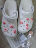 卡骆驰（CROCS）檀健次同款经典洞洞鞋轻便百搭女沙滩鞋包头拖鞋男鞋|10001 白色-100(含智必星) 41 /42(260mm) 实拍图