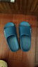回力厚底防滑男女士凉拖室内外穿软底洗澡浴室拖鞋HL0212深蓝40-41 实拍图
