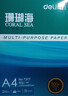 得力（deli）珊瑚海A4打印纸 70g500张*8包一箱 双面复印纸 企业采购优选 整箱4000张7360【销冠系列】 实拍图