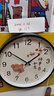 BBA挂钟客厅柿事如意新中式创意餐厅装饰钟表挂墙石英钟25cm 实拍图