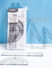 晨光(M&G)文具优品防粘套尺尺子套装小学生考试 4件套直尺15cm+三角尺*2+量角器中高考 实拍图