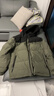 京东京造羽绒服男90白鸭绒潮流面包服短款防风夹克外套冬季新款连帽 绿 L 实拍图