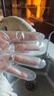 妙洁柔韧一次性PE手套 100只装*3包均码食品级 餐饮家用厨房不易破 实拍图