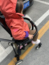 比陌遛娃神器可登机可坐躺高景观轻便婴儿推车超轻折叠溜娃车 【8代新品】旗舰版-炫酷黑+遮阳棚+伸缩脚托 实拍图