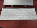 B.O.W航世 HD098C 超薄便携静音双模键盘78键 无线蓝牙妙控外接ipad电脑手机平板充电办公键盘 白色 实拍图