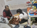 华圣中国象棋实木60号黑檀木棋盘大号折叠便携象棋套装送书礼物送长辈 实拍图