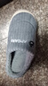 【福利价】小熊小兔棉拖秋冬季情侣保暖学生男拖鞋女居家棉拖鞋 小熊小兔棉拖-灰色 42-43 适合41-42 实拍图