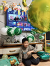 多美忆生日场景布置男孩女孩生日气球套装装饰豪华恐龙气球套装含灯 实拍图