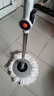 五月花旋转拖把杆共2布加粗拖把盘尘推杆圆拖把头配件杆盘套装JJ-PJ137 实拍图