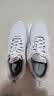 安踏云逸小黑鞋丨男鞋运动鞋子夏季皮面防泼水透气软底白色跑步休闲鞋 【皮面防泼水神器】安踏白/灰-4 42.5 实拍图