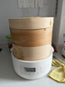 olayks立时 竹木蒸笼蒸锅 竹笼电蒸锅 多功能早餐机家用 速热包子不滴水可定时预约保温升级款 2层 实拍图