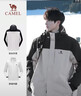 骆驼（CAMEL）户外冲锋衣 三合一加绒加厚防水情侣款外套登山服装 A9W214119A 实拍图