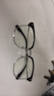 蔡司（ZEISS）镜片近视眼镜框男半框防蓝光辐射可配带散光度数眼睛女钛合金镜架 升级钛材 黑银 配colorein镜片1.60防蓝光 0-800度 实拍图