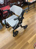 康倍星助行器老人老年人手推车残疾人助步器辅助行走器四轮带篮FRQ9269 实拍图