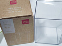 得力(deli)透明方形笔筒高颜值简约桌面马克笔收纳盒办公文具收纳摆件 PK906 实拍图