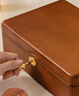 森物社实木首饰盒高档轻奢带锁项链黄金手饰品收纳盒结婚生日礼物女士 实拍图