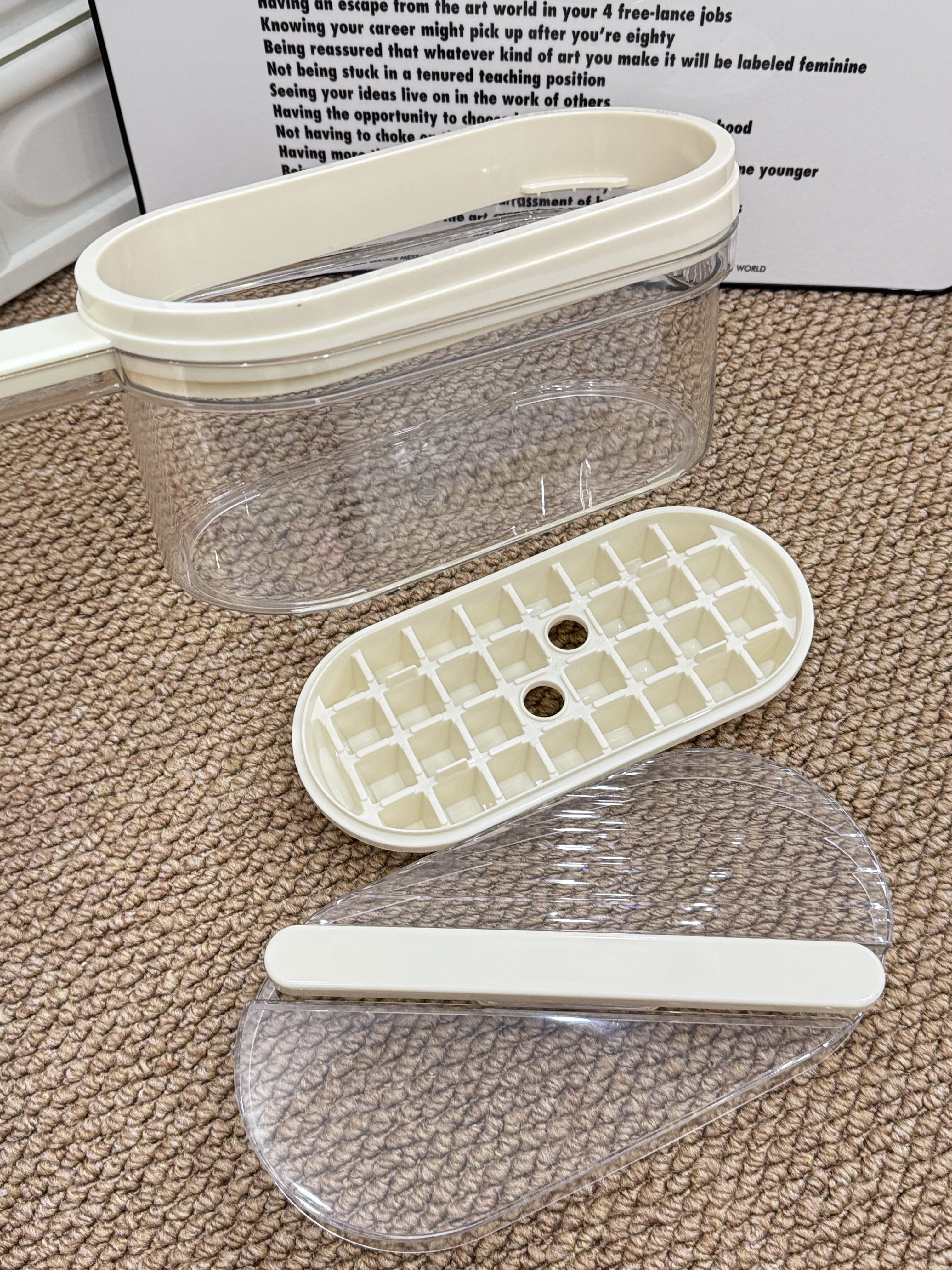 冇觅优品冰块模具冰格按压制冰盒储存盒食品级冰盒双层大容量带铲子 实拍图