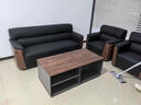 森菲亚办公沙发简约现代商务办公室三人位沙发茶几组合 单人位（西皮） 实拍图