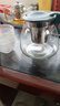 茶壶泡茶器整套茶具茶水分离玻璃耐热泡茶壶花茶套装茶漏 绿把一壶四杯 1000ml 实拍图