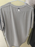 真维斯（Jeanswest）冰丝短袖T恤男夏季纯色体恤衫宽松大码运动健身半袖男士速干上衣 实拍图