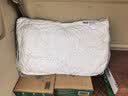 洁丽雅（Grace）云端太空头等舱枕头护颈枕 头等舱-灰边 45*70cm 一只装 实拍图