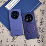 智父oppo findn5手机壳新款oppo find n5折叠屏超薄hh保护套磁吸防摔oppofind n5中轴铰链全包高级外壳 高清款【慕紫色】磁吸支架*铰链全包 实拍图