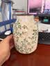 吕姆克陶瓷花瓶复古新中式繁花碎花绿色中号束口花瓶水培插花瓶容器9965 实拍图