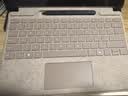 微软（Microsoft）Surface Pro 13英寸键盘盖 带超薄触控笔笔槽有笔 沙漫金 (适配Surface Pro 第12/11/9/8代单主机) 实拍图