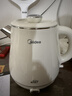 美的（Midea）电热水壶钛材质自动断电外塑内钢艺术家1.8L大容量泡茶家用一键保温 恒温MK-SH60a-Q 实拍图