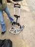 德力西爬楼梯手拉车便携行李上楼搬运神器拉货购物买菜折叠式小拉杆拖车 【新升级-特厚铝架】可爬楼-耐磨低音6轮+万向轮+袋 实拍图