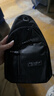 运动跑步包男休闲斜挎包手机包防泼水健身包女单肩包 黑色 实拍图